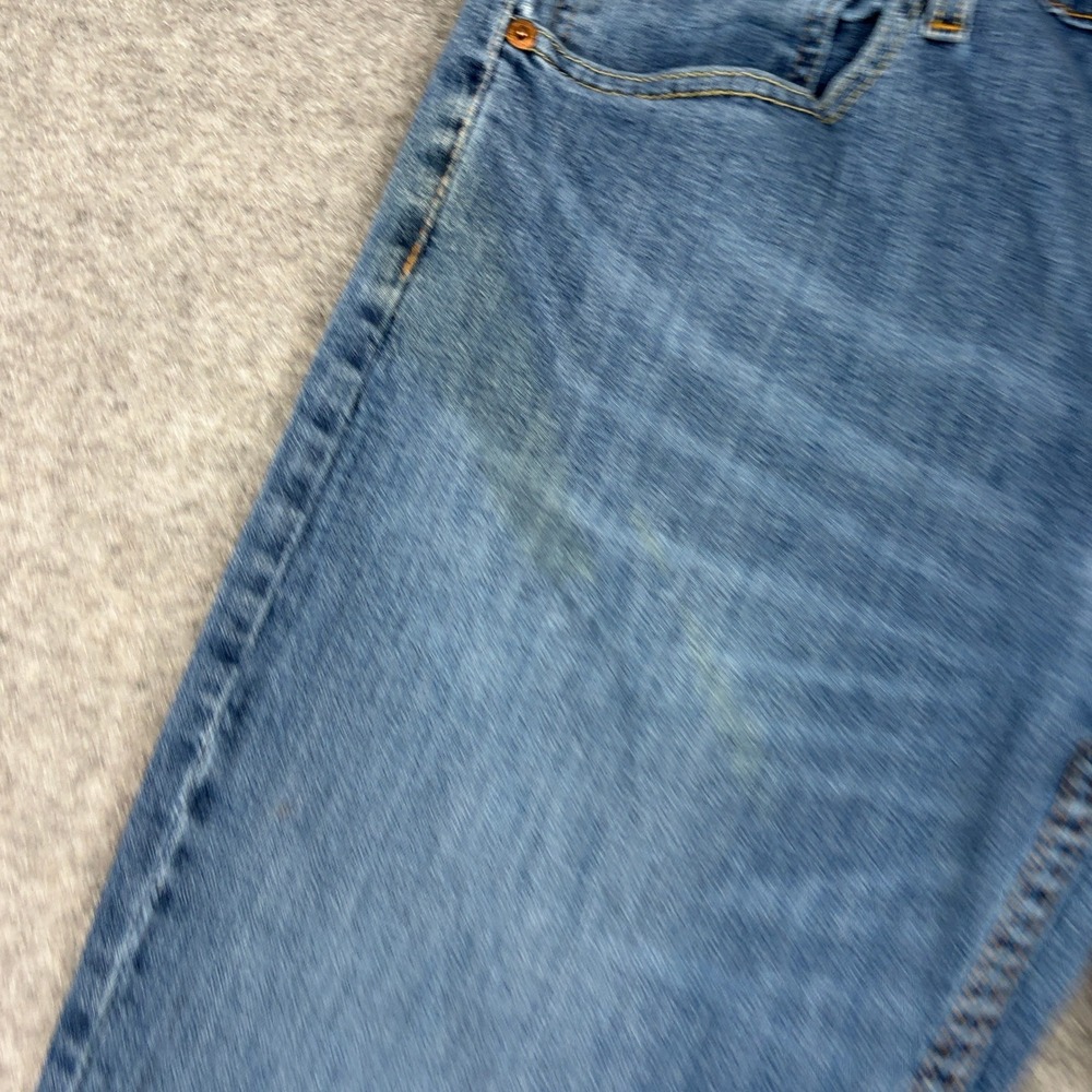 Levis 559 Jeans Mens 34x32 Blue Denim Classic Casual Straight Leg Dark Wash - Picture 6 of 15